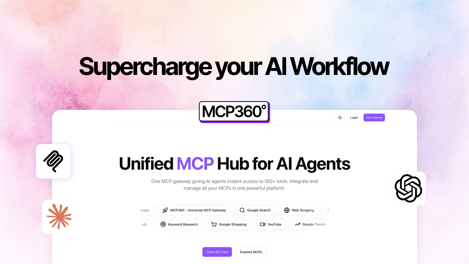 MCP360 - App Store for AI Agents